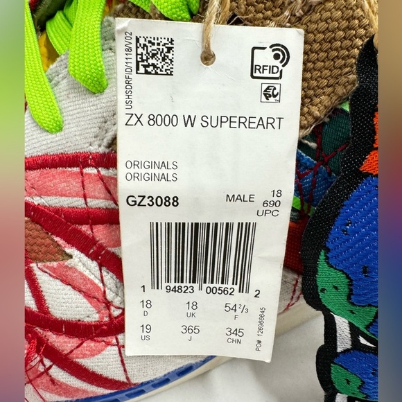 ADIDAS ZX 8000 SUPER EARTH SEAN WOTHERSPOON - Picture 13 of 13